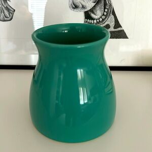 TEAL COLOURED VASE